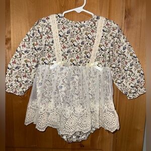 Boutique bubble romper size 12-18 months